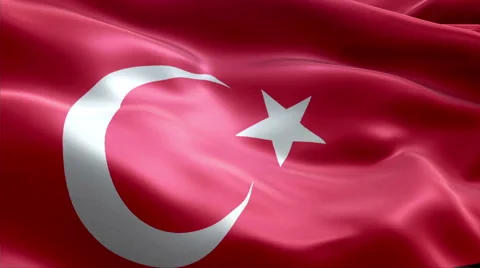 Flag Turkey Video stock 47783187