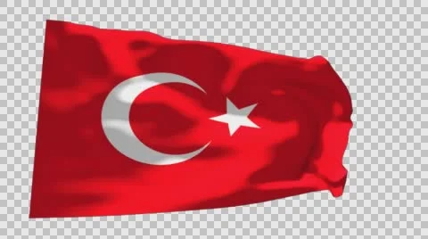 Flag of Turkey Stockbeeldmateriaal 59850410