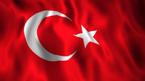Flag Turkey Stock Footage 128176611