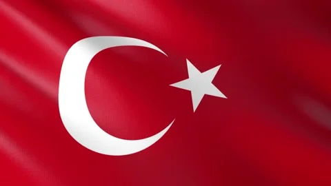 Flag of Turkey Stock Footage 151733857