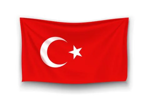 Flag of turkey Stock Illustration