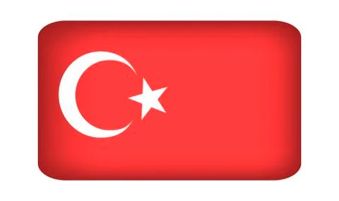 Flag of Turkey Stock Illustration