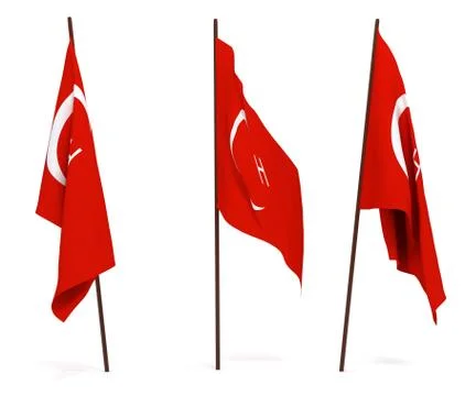 Flag of Turkey Stock Photos