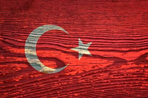 The flag of Turkey Stock Photos