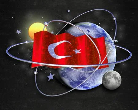 Flag Turkey quality designer flag Stock Illustration