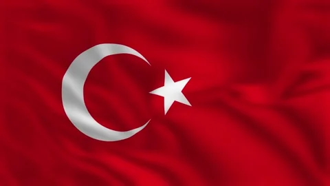 Flag of Turkey - Waving Flag Animation 库存影片 139001334
