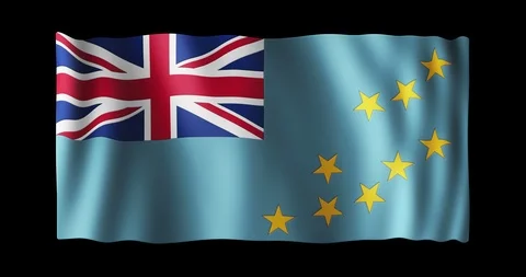 Flag of Tuvalu 動画素材 87724865