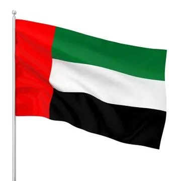 Flag UAE Stock Illustration