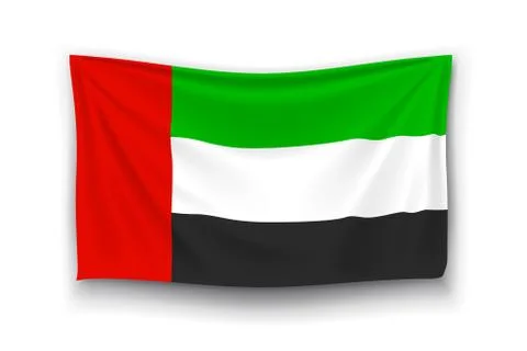 Flag of uae Stock Illustration