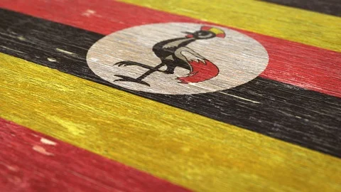 Flag Of Uganda. 1080p, 60fps Stock Footage 117169829