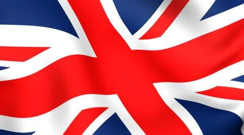 Flag of uk Stock Illustration