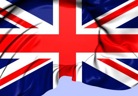 Flag of uk Stock Illustration