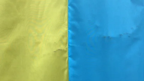 Flag of Ukraine fluttering in the wind 動画素材 112519965