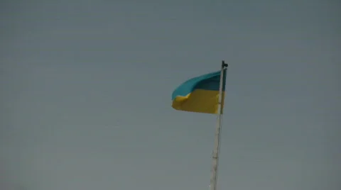 Flag Ukraine Stock Footage 733209