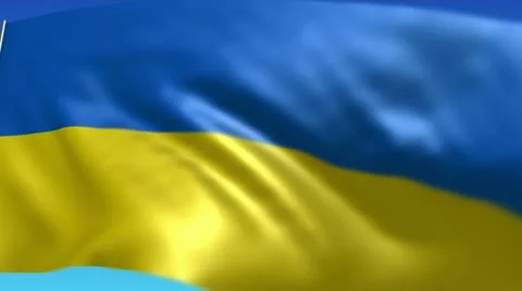 Flag of Ukraine Stock Footage 10820995
