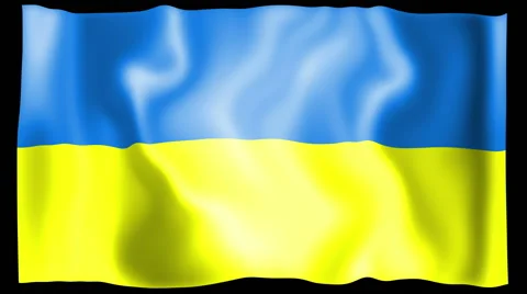 Flag of Ukraine Stock Footage 46473548