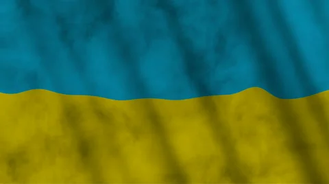 Flag of Ukraine Stock Footage 62542383
