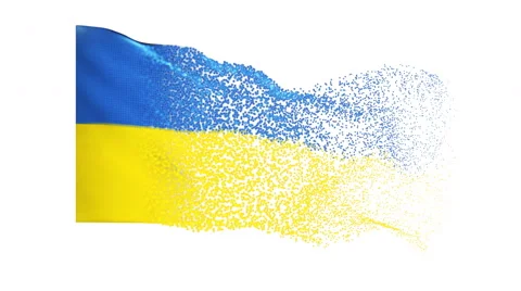 Flag of Ukraine Stock Footage 65131784