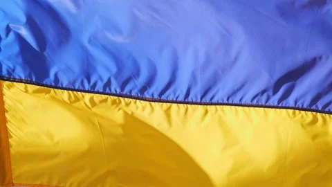 Flag of Ukraine Stock Footage 261321021