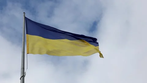 Flag of Ukraine Video stock 345927863