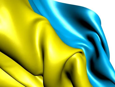 Flag of ukraine Stock Illustration