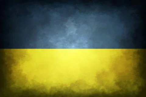 Flag of ukraine Stock Illustration
