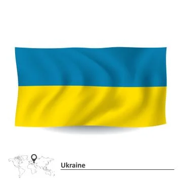 Flag of Ukraine Stock Illustration