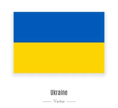 Flag of Ukraine. Stock Illustration