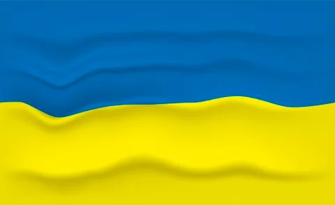 Flag of Ukraine Stock Illustration