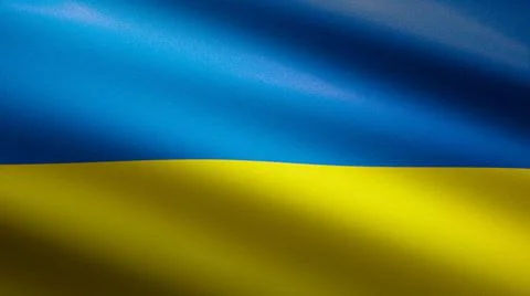 Flag of ukraine Stock Illustration