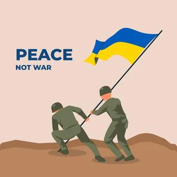 Flag Ukraine Stock Illustration