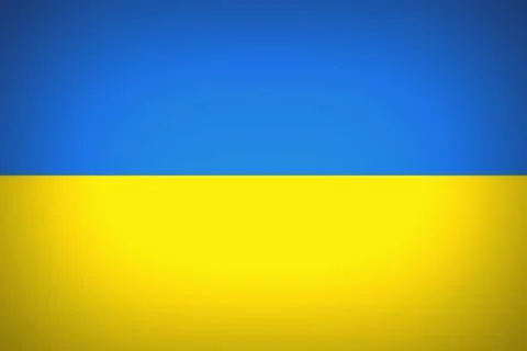 Flag of the Ukraine Stock Illustration