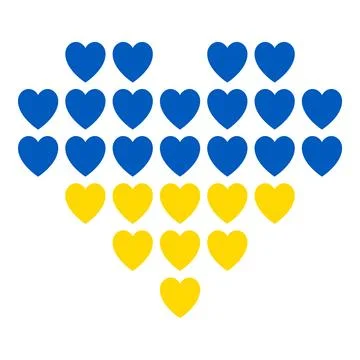 Flag of Ukraine Stock-Illustration