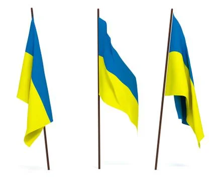 Flag of Ukraine Stock Photos
