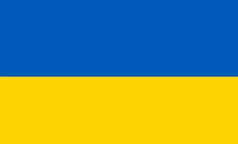 Flag of Ukraine. Vector illustration. Illustrazione stock