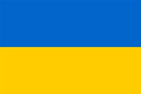 Flag Of Ukraine. Vector. Ratios and colors are observed. Stock Illustration