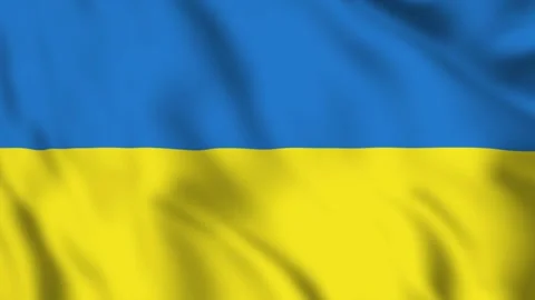 Flag of Ukraine Waving in the Wind - Looping Animation Stock-Footage 246763812