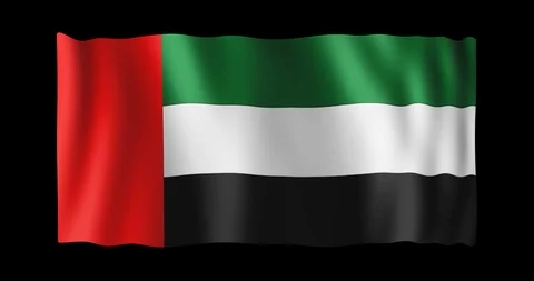 Flag of United Arab Emirates 動画素材 87188312