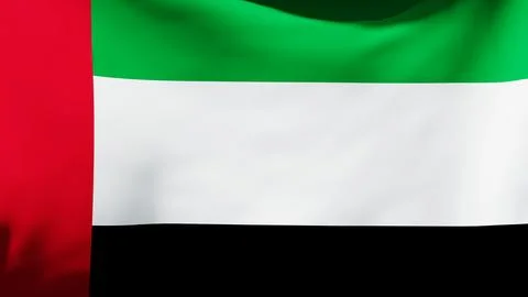 Flag Of The United Arab Emirates Ilustración de archivo