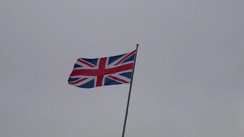 Flag Of United Kingdom. 4K. Video stock 72107863