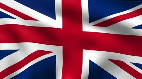 Flag of the United Kingdom Stock Footage 10987713