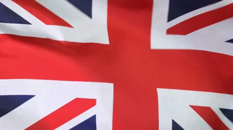 Flag of United Kingdom Stock Footage 25269618