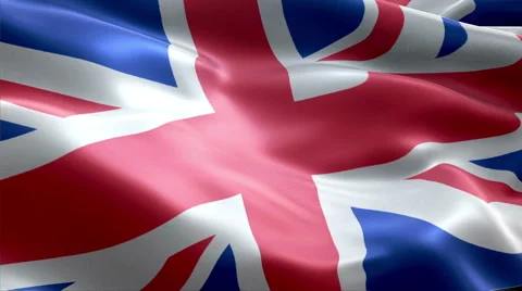 Flag United Kingdom Vídeos de archivo 47784493