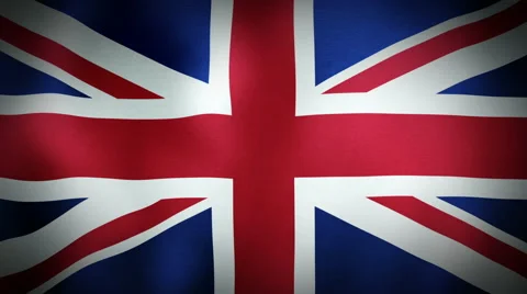 Flag United Kingdom Stock Footage 48247256