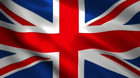 Flag of United Kingdom Stock Footage 95818557