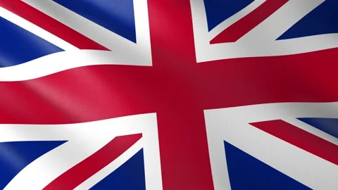 Flag of the United Kingdom Stock Footage 150353202