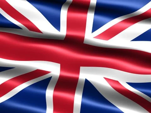 Flag of the united kingdom Stock Illustration