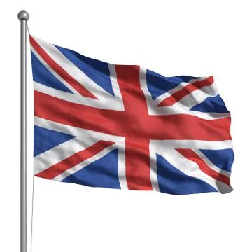 Flag of the united kingdom Stock Illustration