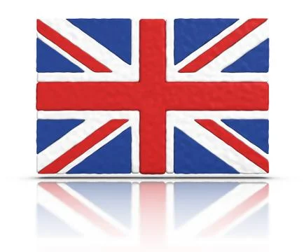 Flag of the united kingdom Stock Illustration