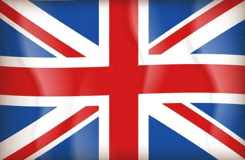 Flag of The United Kingdom Stock Illustration